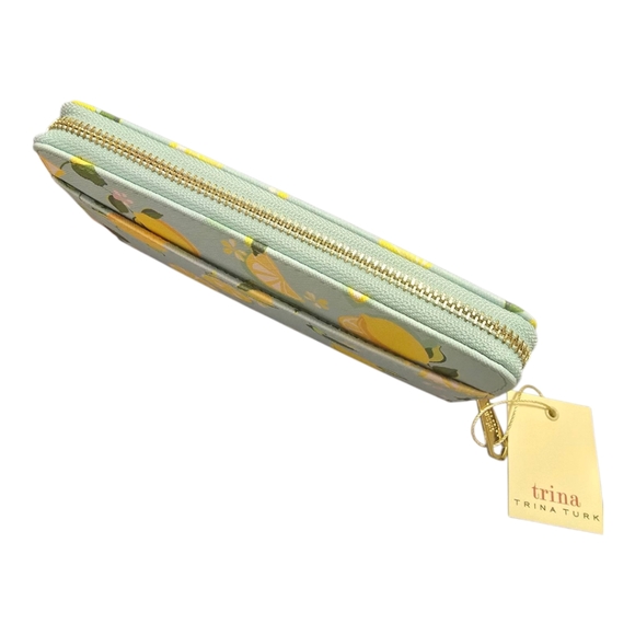 Trina Turk Beautiful Lemon Design Zip Arround Wallet - Picture 5 of 5